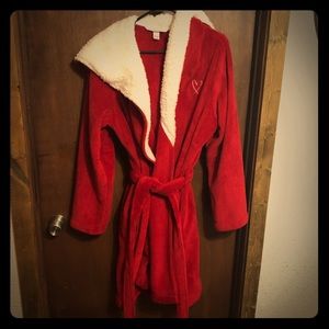 Victoria’s Secret short hooded robe